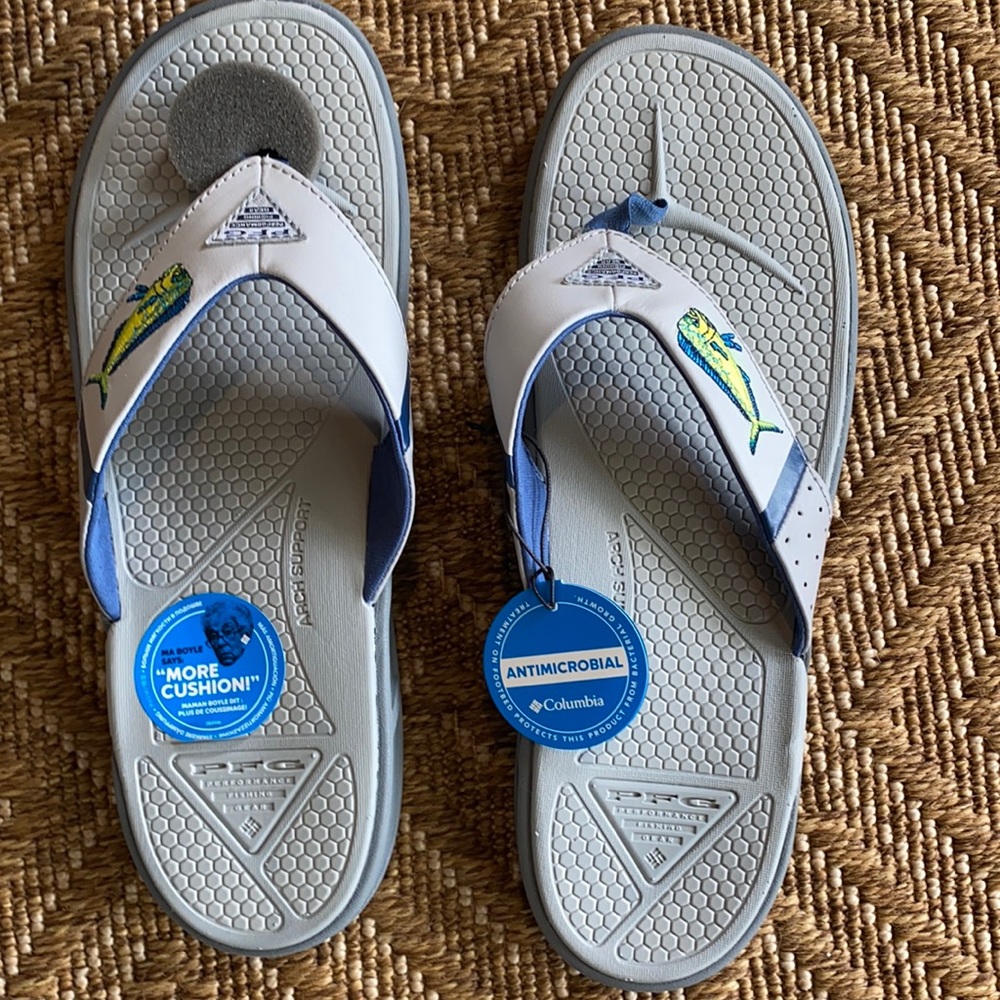 Columbia PFG flip flops. Brand new.